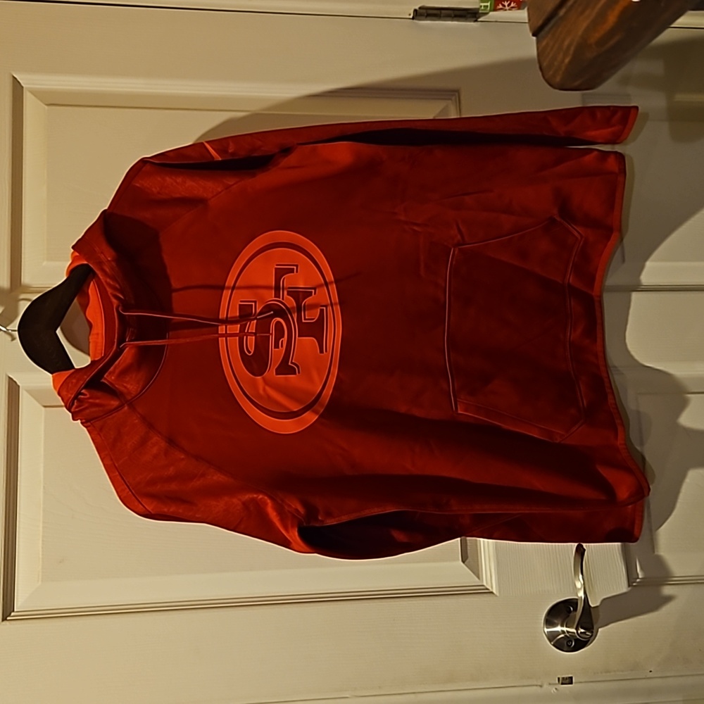 Women's Red Nike large San Francisco 49ers sweatshirt